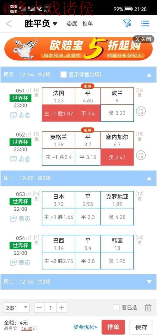 官方手机平台世界杯盘口详细解读 官方手机平台世界杯盘口详细解读